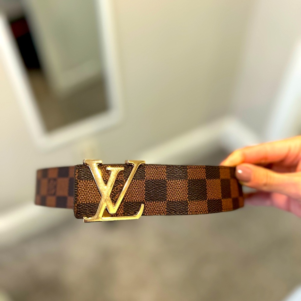 Designer belt, brown belt